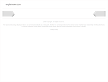 Tablet Screenshot of englishvideo.com